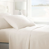 New ienjoy Home 3 Piece Bed Sheet Set, Twin, Ivory! Wrinkle & Fade Resistant! Deep Pocket!