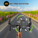 New iMESTOU Motorcycle Phone Mount Bicycle Cell Phone Holder Handlebar/ Rear-View Mirror Stand with Aluminium Ball Base 360 Rotation Self Locking &Quick Release for 3.5-6.8 Inch Smartphones