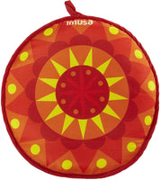 New IMUSA USA MEXI-10007 Sunburst Cloth Tortilla Warmer 12-Inch, Yellow/Red/Orange