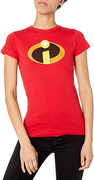 Brand new Disney Women's The Incredibles Logo Graphic Tee, Lightweight, Sz L!