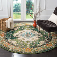 Bohemian Vintage Distressed Persian Inspired 3Ft Round Area Rug by Safavieh! Made in Turkey!