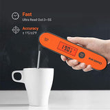 New Inkbird Instant Read Digital Meat Thermometer Waterproof Cooking Candy Thermometer with Rechargeable Calibration Magnet Backlight,IHT-1P Fast Thermometer with Folding Probe for Grill Deep Fry BBQ Milk