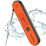 New Inkbird Instant Read Digital Meat Thermometer Waterproof Cooking Candy Thermometer with Rechargeable Calibration Magnet Backlight,IHT-1P Fast Thermometer with Folding Probe for Grill Deep Fry BBQ Milk