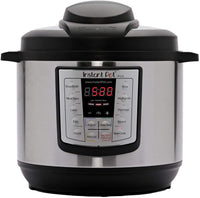 Shows light use, includes box, Manual & 14 Day Guarantee! Instant Pot® Lux 6-in-1 Multi-Use Programmable Pressure Cooker, 6 Quart | STAINLESS STEEL!