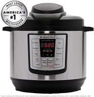 Shows light use, includes box, Manual & 14 Day Guarantee! Instant Pot® Lux 6-in-1 Multi-Use Programmable Pressure Cooker, 6 Quart | STAINLESS STEEL!