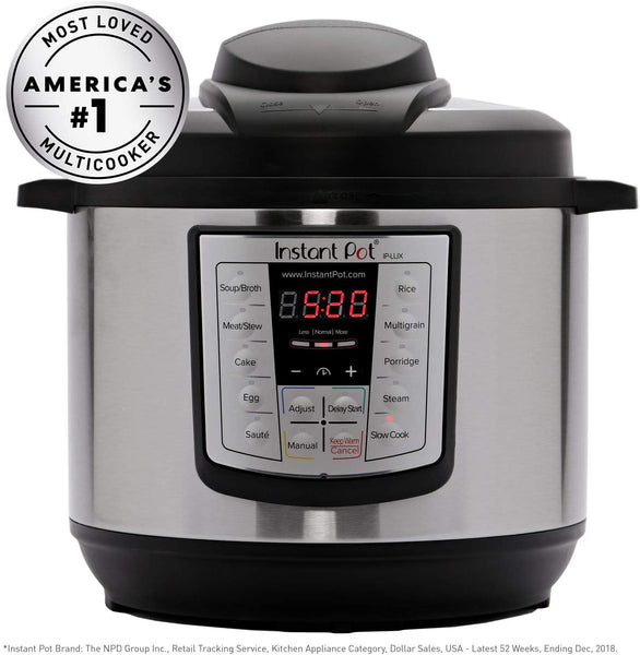 Shows light use, includes box, Manual & 14 Day Guarantee! Instant Pot® Lux 6-in-1 Multi-Use Programmable Pressure Cooker, 6 Quart | STAINLESS STEEL!