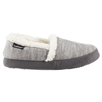 New with tags! Isotoner Women’s Microsuede Marisol Closed Back Slippers in Light Grey, Sz S 5-6