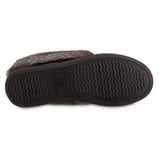New with tags! Isotoner Women's Microsuede Nelly Moc Bootie Slippers in Grey, Sz S 6.5-7