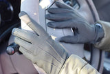 New isotoner Women’s Spandex Cold Weather Stretch Gloves with Warm Fleece Lining, Plum, Sz L/XL Retails $50+