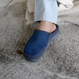 New Men's isotoner Microterry and Waffle Travis Hoodback Slippers, Sz XXL 13-14