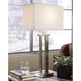 Jacinda 29.5" Silver Table Lamp Set (Set of 2) Retails $180.00 W/Tax!