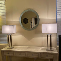 Jacinda 29.5" Silver Table Lamp Set (Set of 2) Retails $180.00 W/Tax!