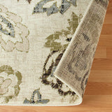 New Superior Jacobean Collection Area Rug, 8mm Pile Height with Jute Backing, Beautiful Floral Pattern Woven Runner, 2'7" x 8'! Made in Egypt!