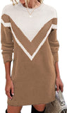 New Jayscreate Women's Winter Sweater Dress, Sz XL