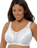 New in package! Just My Size Women's Comfort Strap Minimizer Soft Cup Bra, White! sz 42D!