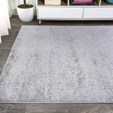 New Very Soft Great Quality Area Rug! JONATHAN Y Haze Solid Low-Pile Grey 5 ft. x 8 ft, Made in Turkey!