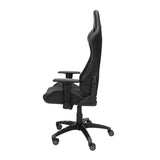 Brand New Fully Assembled Jones Street Racing Ergonomic Softhread Leather Gaming Chair, Black/Grey! Retails $407+