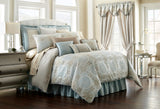 New in package! Bed in a Bag! Wayfair King Comforter + 3 Additional Pieces Jonet Reversible Comforter Set in Aqua/Cream! Retails $580+