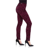 New with tags! Jordache Mid Rise Skinny Jeans in Flocked Cheetah Print, Sz 16!