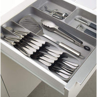 New Joseph Joseph 85127 DrawerStore Organizer Tray, Utensil and Gadgets, Grey