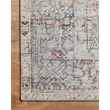 New Ultra Soft Chris Loves Julia x Loloi Jules Natural / Ocean Rug, 2'3 X 3'9! Great Quality!