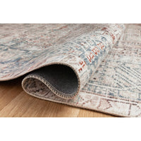 New Ultra Soft Chris Loves Julia x Loloi Jules Natural / Ocean Rug, 2'3 X 3'9! Great Quality!