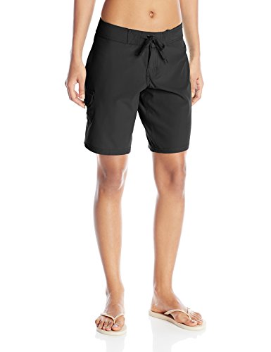New with tags! Kanu Surf Women's Marina Solid Stretch Board shorts in Black, Plus Size, Sz 3X!