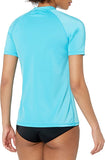 New Kanu Surf Women's Breeze ii Rashguard in Aqua, Sz Large!
