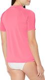 New Kanu Surf Women's Juliette UPF 50+ Sun Protective Rash guard Swim Top In Pink, Sz M!