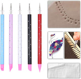New in package! Kare & Kind 20x Nail Art Accessories - 15x Nail Art Brushes, 5x Double Ended Sculpting and Dotting Pen - DIY, Home, Salon, Professional Use - Also for Cake Decorating, Crafting, Clay Art, Pottery