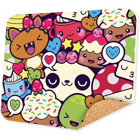 Cute Kawaii Mouse Pad - Anime Computer Laptop Mousepad for Kids Girls Boys Gaming Eco-Friendly Non-Slip Waterproof