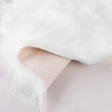 New Wayfair Kemmi Faux Sheepskin Area Rug in White, 3 Ft Round!