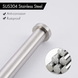 New KES Free Standing Toilet Paper Stand, Stainless Steel Rustproof, Modern Brushed Finish