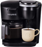 Keurig K-Duo Essentials Single Serve and Carafe Coffee Maker, Black! The perfect coffee maker for any occasion with a 12 cup glass carafe with heating plate. Retails $200+