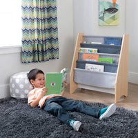 KidKraft Sling Bookshelf Grey & Natural! Brand new in box! Great way for your little ones to organize their books.
