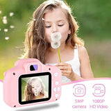 New Digital Camera for Kids with 32 GB Memory Card and Games - 16.0MP 2.0 Inch HD Shockproof Camera, IPS Screen Kids Video Camera (Pink)