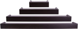 Brand new in box! Kiera Grace Vertigo Set of 4 Ledge Shelves, 6 Inch, 12 Inch, 20 Inch, 24 Inch - Black