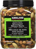 New Sealed Massive Tub Kirkland Premium Quality Unsalted Mixed Nuts! Cashews~Almonds~Pistachios~Pecans! 1.13 kg! BB: 7/22! Retails $36+