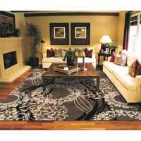 Brand new Beverly Hills Rugs Power Loom Wool Brown Rug, 5Ft x 8 Ft! Made in Egypt!