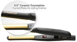 New in box! Red by Kiss 1/2" Ceramic Tourmaline Flat Iron! Retails $80+