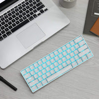 New in box! RK ROYAL KLUDGE RK61 Wireless 60% Mechanical Gaming Keyboard, White! Retails $80+