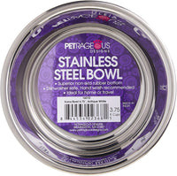 PET RAGEOUS Kona Non-Skid Stainless-Steel Bowl, Antique White, 3.75 Cups/6.75"