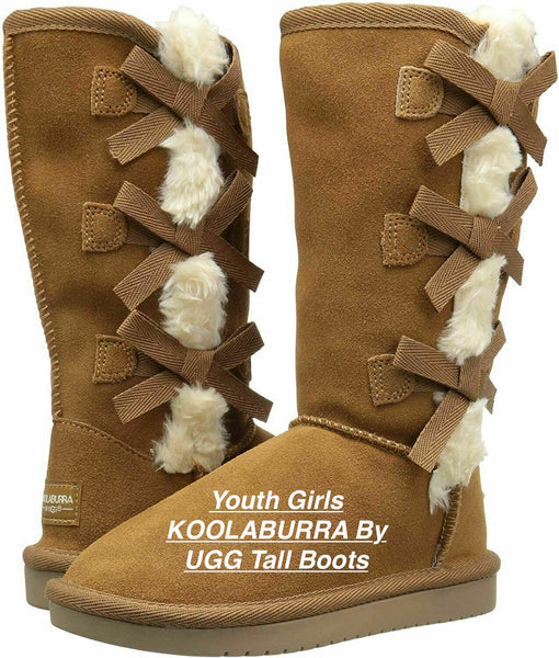 Brand new Koolaburra by UGG Girl's Victoria Tall Boot, Chestnut, Sz 1! Retails $200+