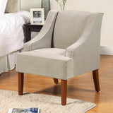Brand new Altamahaw 18.5" Swoop Side Chair in Light Grey Upholstered Velvet Fabric! Retails $560+
