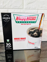 New sealed Krispy Kreme Doughnuts House Roast for Keurig, 30 K-cup Pods! BB:12/22