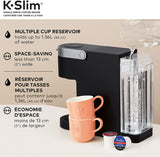 New in box! Keurig K-Slim Single Serve K-Cup Pod Coffee Maker, Featuring Simple Push Button Controls And MultiStream Technology, Black