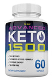 Brand New, Sealed Advanced KETO 1500 Diet Pills (1 Pack) - 60 Capsules - Expires April 2025, Retails $50+