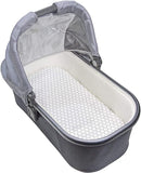 Brand new in package! Kushies Baby Fitted Bassinet Sheet, White/Grey Ornament