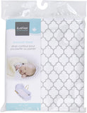 Brand new in package! Kushies Baby Fitted Bassinet Sheet, White/Grey Ornament