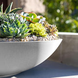 New Amazing Large Veradek LANE BOWL planter – 32 inch Diameter Grey! Quite Large, much larger than pic shows, nearly 3 feet in diameter! Also great as a fountain! Retails $110+